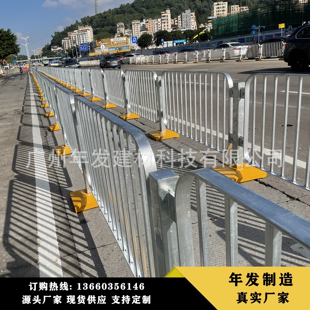 佛山厂家批发港式道路护栏 人行道路隔离栏 安全隔离栏杆交通围栏