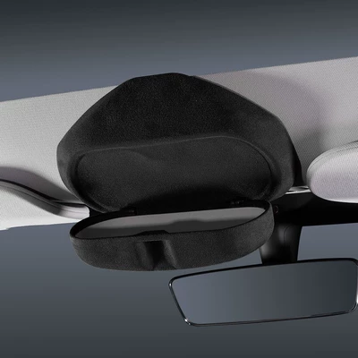 For 23 Tesla Rejuvenation Car Glasses Clip/Bill Clip - new-model-3-black
