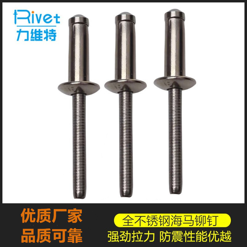 不锈钢海/马钉 轻乐型乐克锚钉 高强度结构型抽芯铆钉 汽车拉钉