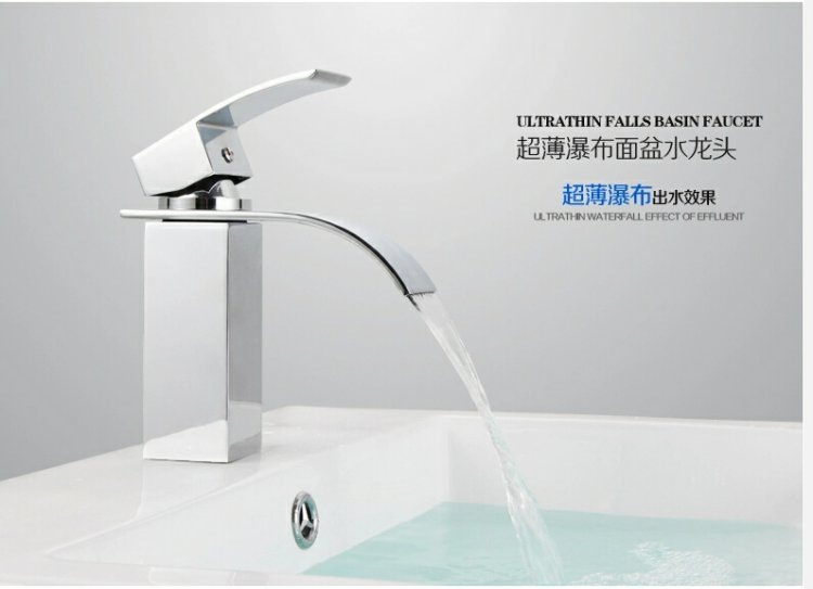 Black stainless steel washbasin, hot and cold water faucet, hotel bathroom washbasin, bathroom cabinet, square waterfall faucet undefined