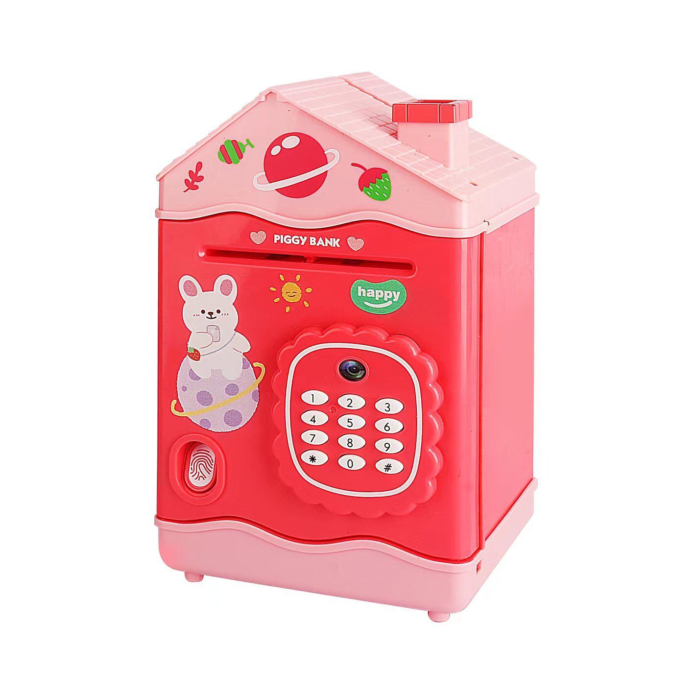 Transfronteriza de los niños de dibujos animados de la música de ahorro de contraseña de la máquina de almacenamiento de dinero automático rollo dinero ATM astronauta Money Box