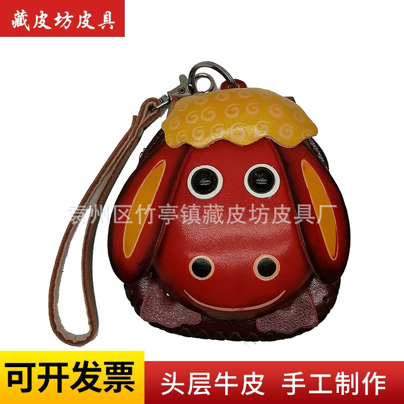 Двенадцать знаков зодиака кожаный кошелек для путешествий сувенир мультфильм милый кошелек маленький наплечный сумка монета сумка женская сумка подвеска