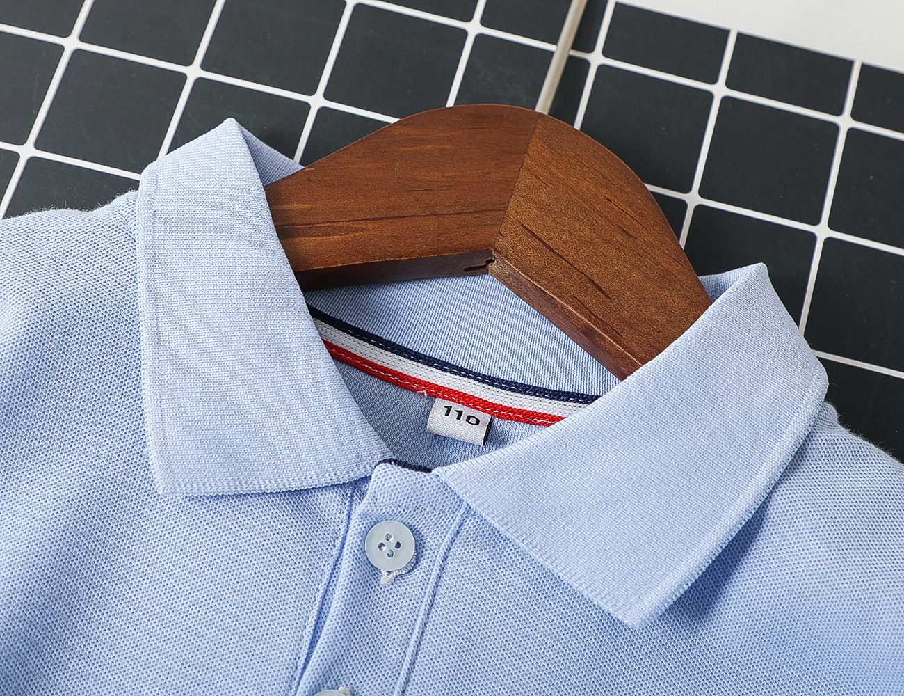 Strict Selection of Summer New Children's Short-sleeved T-shirt Large Children's Pure Cotton Polo Shirt Children's Wear Lapel Half-sleeved Top for Boys