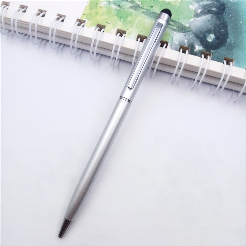 Fuente de la fábrica al por mayor metal pantalla táctil bolígrafo pluma táctil capacitiva impresión pequeña Xihua publicidad regalo pluma