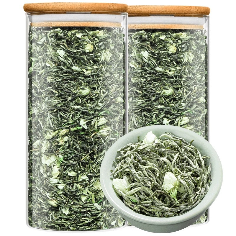 茉莉花茶特级浓香型雪芽飘雪茉莉花茶新茶春茶叶散装绿茶|undefined