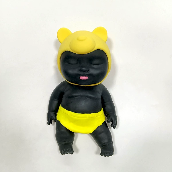 Black doll, hat, trousers, 26 cm