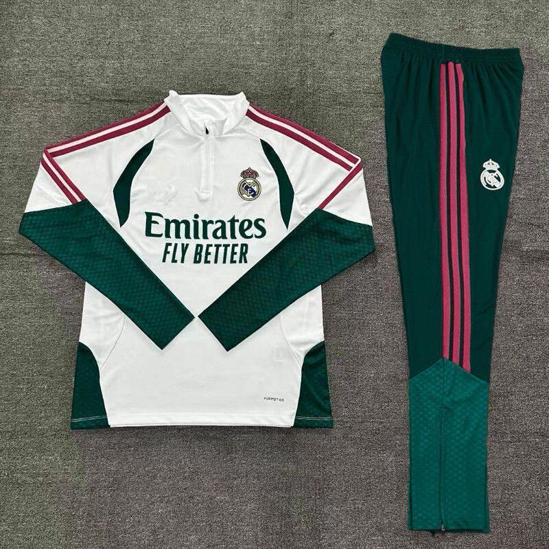In-stock from manufacturer 2627 Real Madrid long-sleeve training suit, half-zip breathable football set, wholesale and dropshipping available In-stock from manufacturer 2627 Real Madrid long-sleeve training suit, half-zip breathable football set, wholesale and dropshipping available