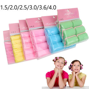 Cross-border hot-selling sponge hair curlers hair rollers bangs hair curlers 6 specifications color random hair curls