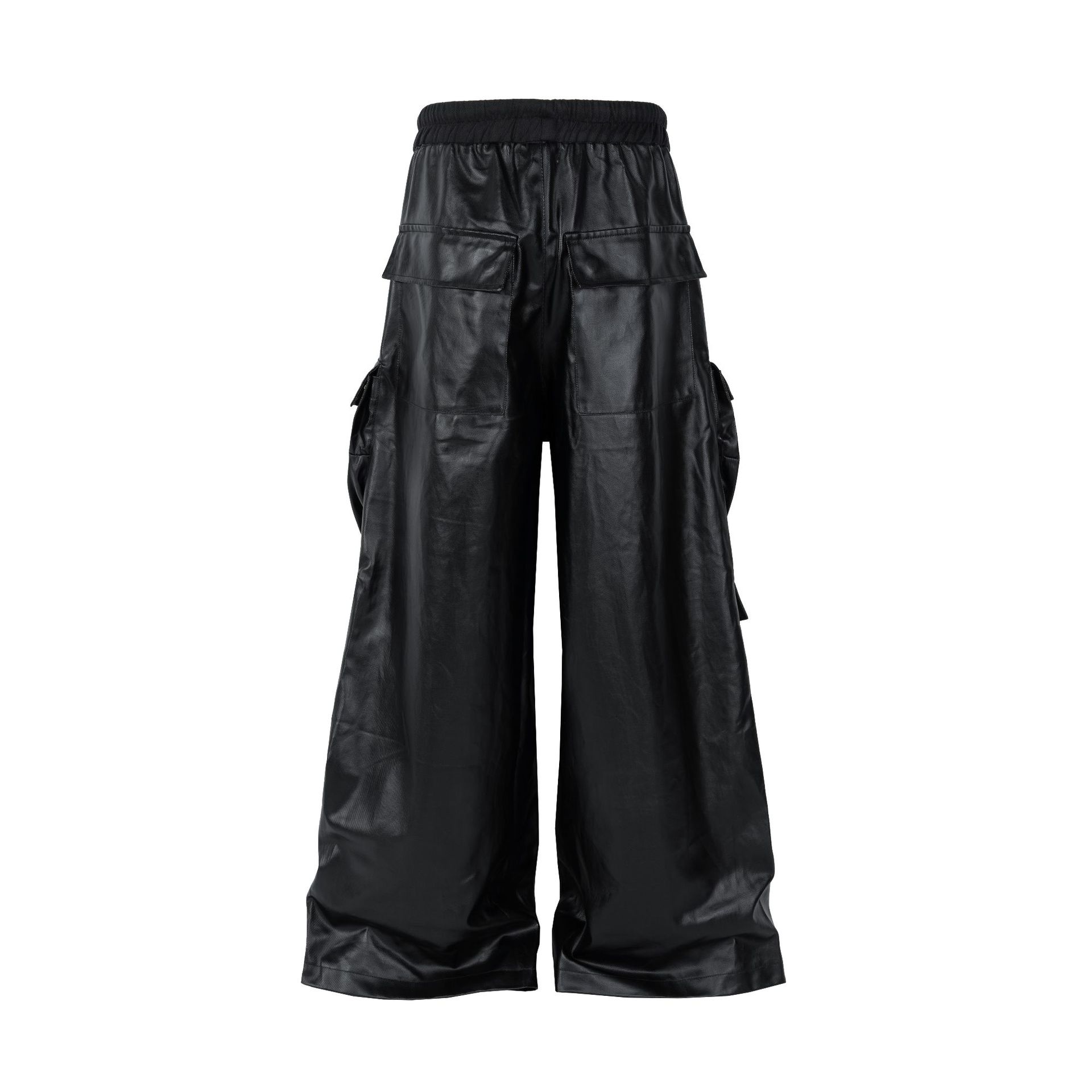 PU Coated Wide-Leg Cargo Pants WN11369 – WONDER NOAH