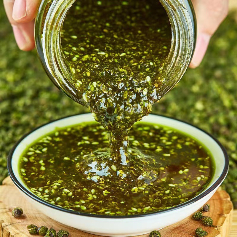 正宗花椒酱特麻四川特产麻香青花椒凉拌菜拌面酱料火锅底料藤椒酱|undefined