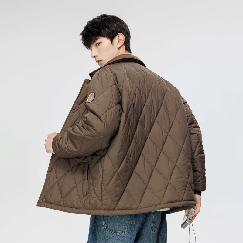 Однотонная хлопковая куртка-трансформер для работы, японский модный бренд, свободное стеганое утепленное пальто, незаменимый зимний хит продаж.