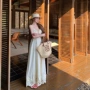 春夏无袖新款女士长裙