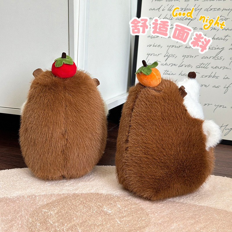 Muñeca de fruta de erizo transfronterizo 25cm muñeco de hámster Chengdu 8 pulgadas muñeca de agarre juguete de peluche lote