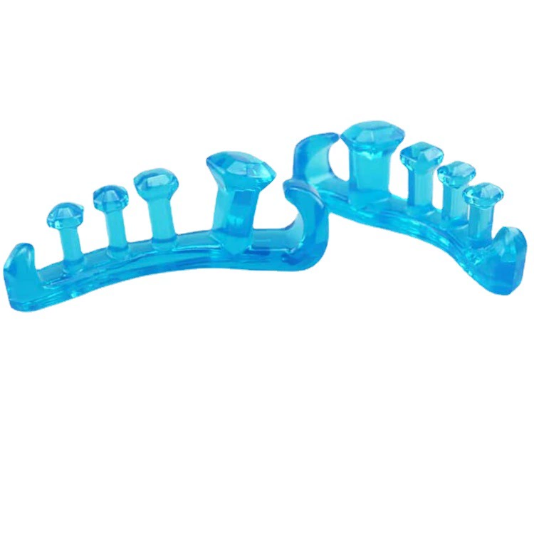 Выпрямитель для пальцев ног Разделитель для большого пальца вальгусный выпрямитель Коррекция Перекрывающиеся разделители для пальцев ног Уход за силиконом