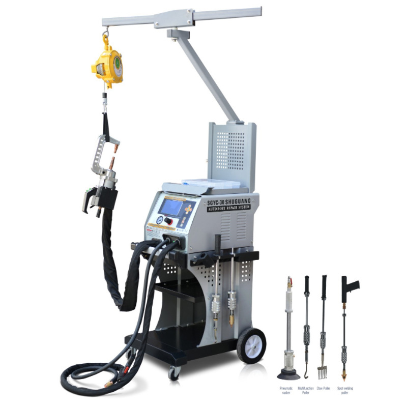 曙光SGYC-30汽车智能液显触摸屏双面点焊机汽车车身钣金修复机