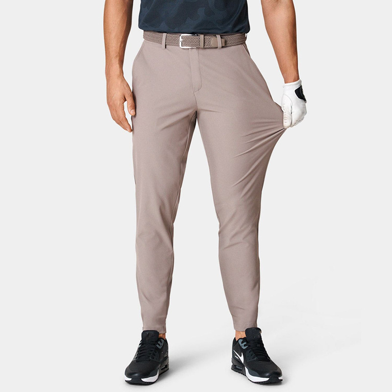 New elastic pants golf quick-drying breathable men's pants trousers slim men's casual jogger golf trousers