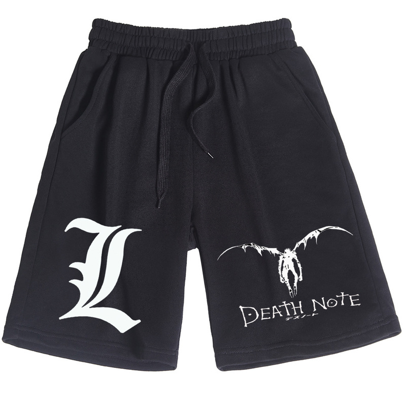 2022 Summer New Style Death Note Merchandise Men's Printed Shorts Five-Point Pants