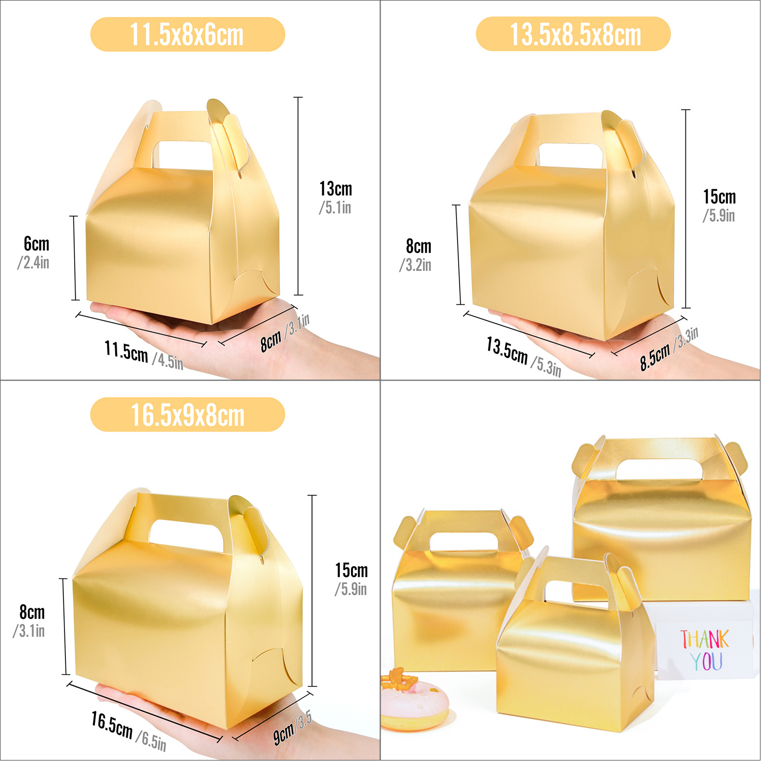 牛皮色镭射纸盒蛋糕盒外贸跨境糖果盒烘焙包装礼盒打包盒喜糖盒