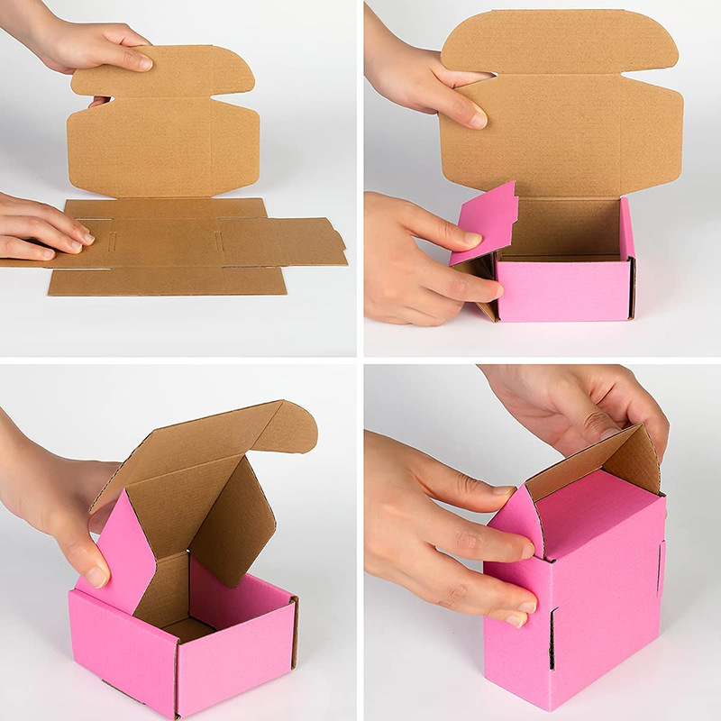 飞机盒彩色飞机盒批发纸盒彩印纸箱快递服装打包盒子多种款式