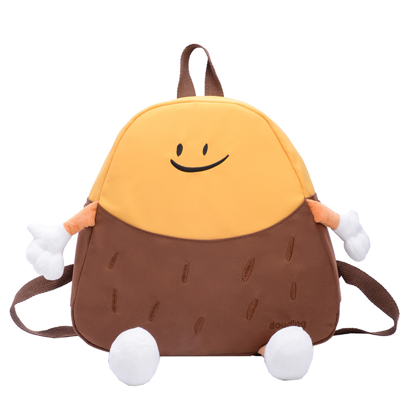 ins Internet celebrity sweet potato backpack cute children's backpack funny parent-child accessories bag kindergarten schoolbag fashion