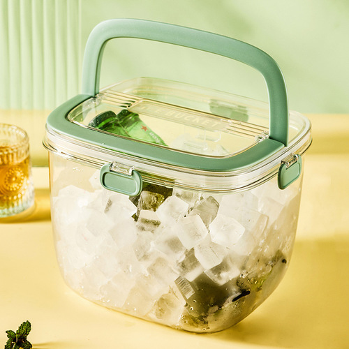 Xiaohongshu ice bucket ice clip outdoor picnic portable champagne beer ice grain ice cube bucket bar frozen ice storage bucket