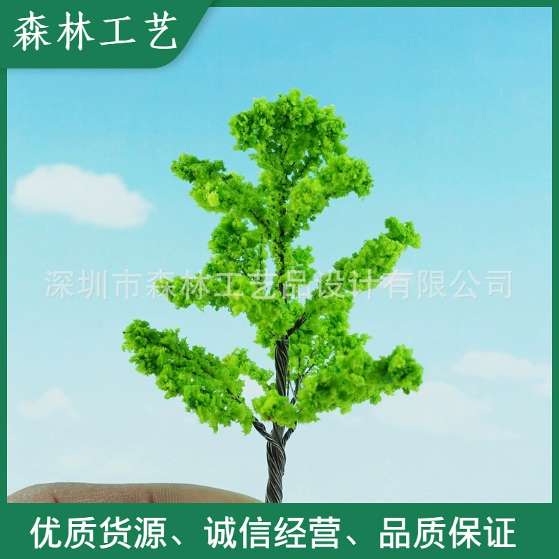 Песочный стол Строительная Модель Дерево аксессуары для микропейзажа зеленый имитация растений ландшафтный дизайн декоративное проволочное дерево 104
