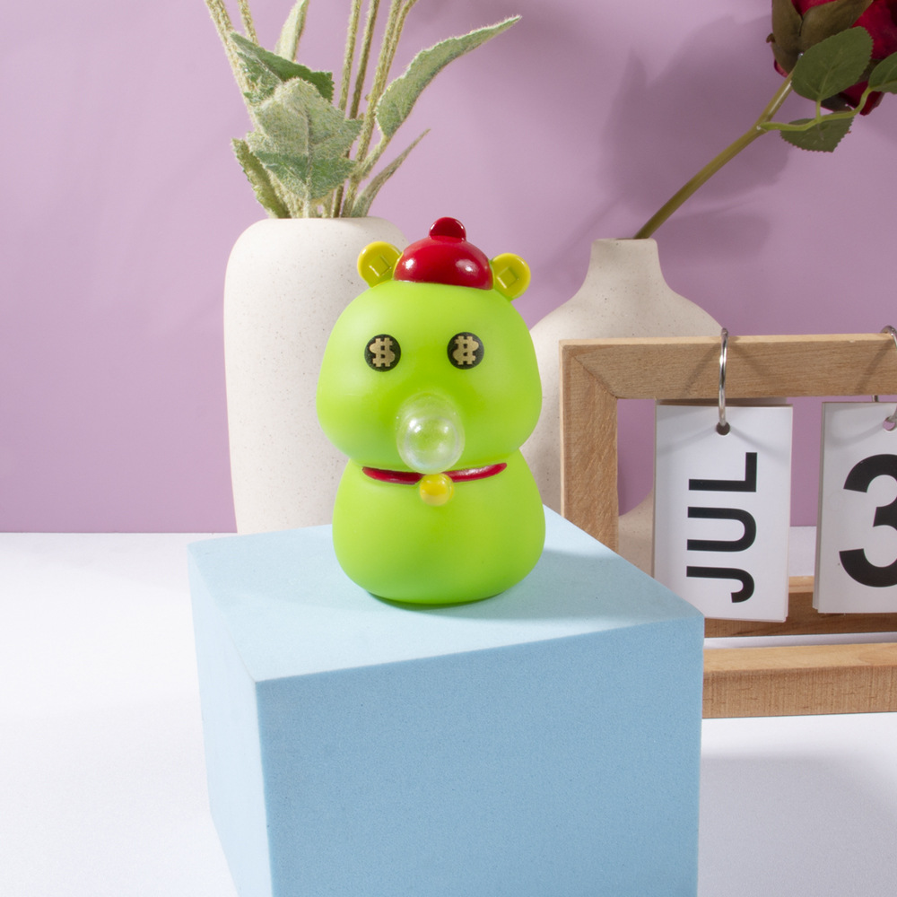 9cm 작은 뱀이 거품을 내는 opp 가방