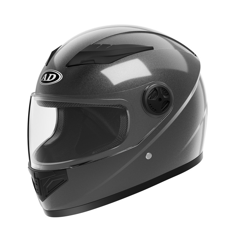 Ad Motorcycle Helmet for Men and Women, Full-Face Helmet for Electric Vehicles, All-Season Universal Helmet, Safety Hat, Foreign Trade Battery Vehicle Helmet