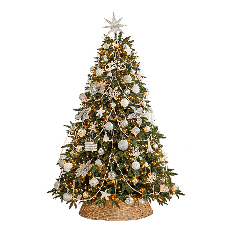 Nuevo paquete de árbol de Navidad de PE híbrido de lujo cifrado decoración para el hogar decoración de atmósfera decoración de gran tamaño