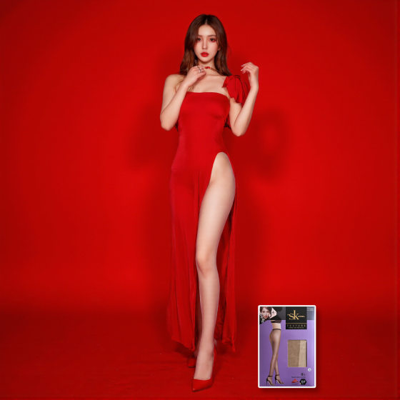 SK S860 Silk Stockings Women's Summer 0D Ultra-thin Stealth Line Crotch Skin Beauty Pantyhose Fleshy Seamless