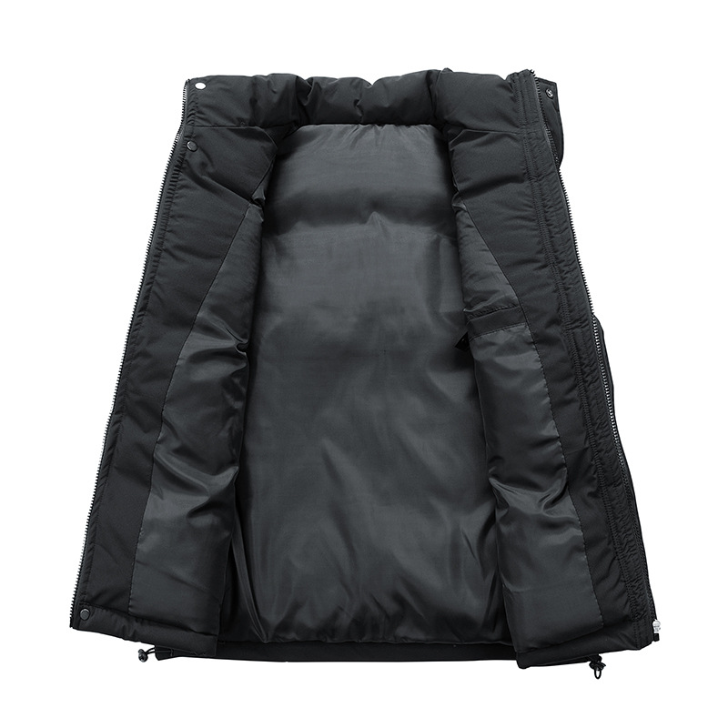 5XL - 8XL chaleco de algodón de pluma extra grande para hombres otoño invierno chaleco de hombro para hombres grueso chaqueta cálida hombre gordo