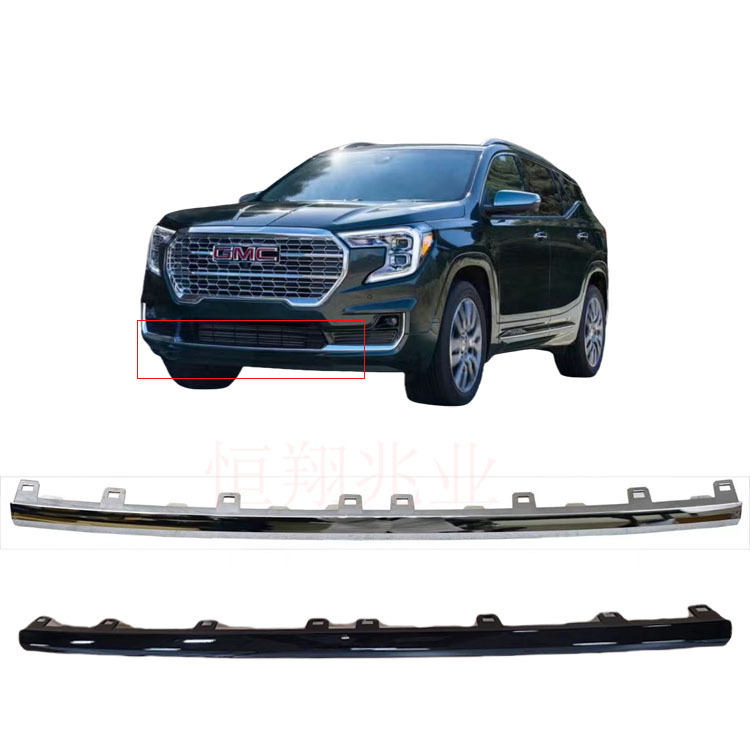 Applicable to 2022-24 Gmc Terrain Danali Rear Bumper Trim Strip in Bright Silver/Black 84255081