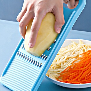 Grater Household Kitchen Multi-Functional Grater Hand-Inserted Cutting Board Potato Shreds Anti-Injury Hand Shredder