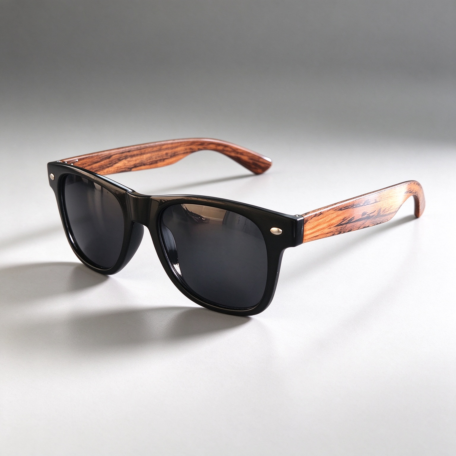 Gafas de sol retro de moda 2025, estilo caramelo con clavos de sombrilla de arroz, venta al por mayor directa de fábrica