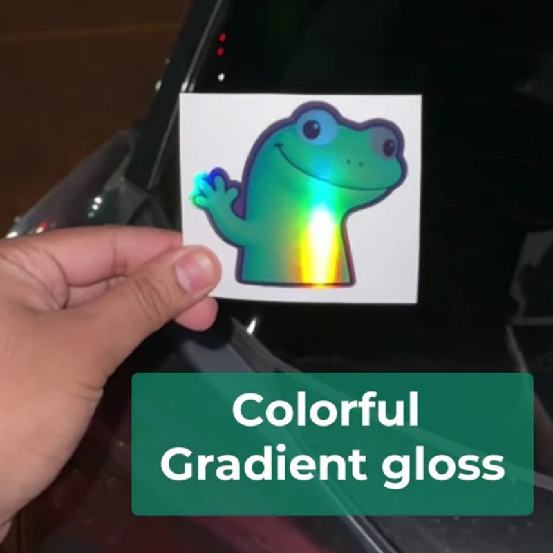跨境新品 Colorful lizard stickers 彩色蜥蜴贴纸防水装饰贴纸|undefined