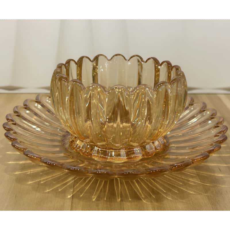 앰버 로터스 컵 세트