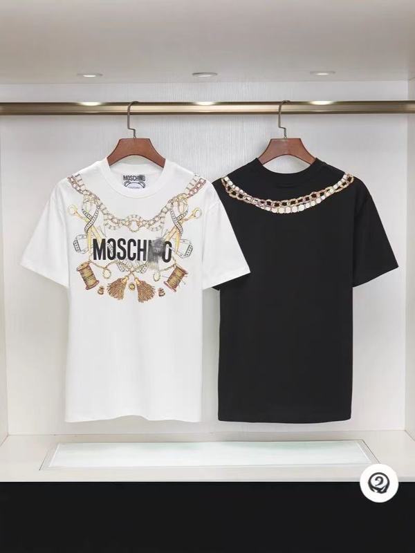 2025年ミュウミュウ MOSホームベアプリントロゴラウンドネック半袖Tシャツメンズトレンド新作の正しいバージョン|undefined