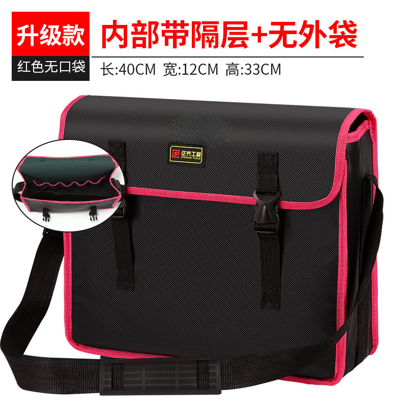 Paquete de herramientas eléctricas de lona gruesa, bolso multifuncional especial para el mantenimiento de la carpintería, bolso grande resistente y duradero para hombres