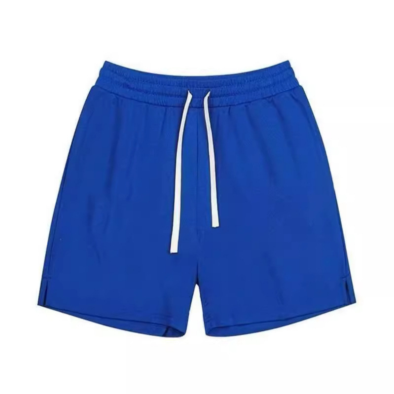 Summer Men's Five Points Beach Shorts Big Trousers Outer Wear Loose Solid Color Home Casual Flower Pants Sports Trendy Men