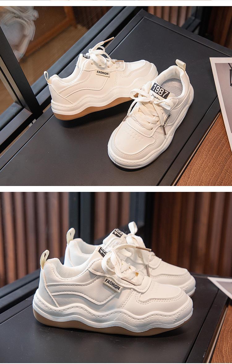Children's Sports Shoes 2023 New Spring and Autumn Boys' Board Shoes Girls' Breathable Casual Shoes Middle and Big_voghion.com