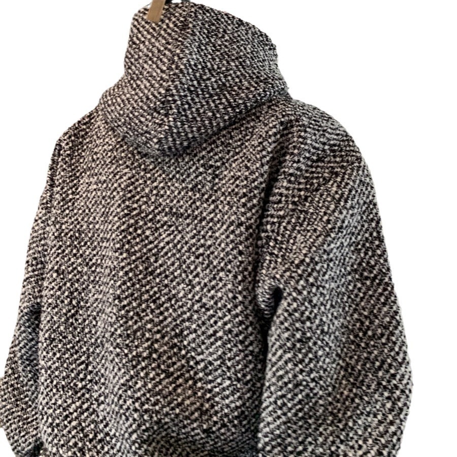Xiaoxiangfeng Kapuzenpullover Herren Frühling und Herbst Grobblümchenpullover Vielseitig Langarmshirt Trendy_voghion.com
