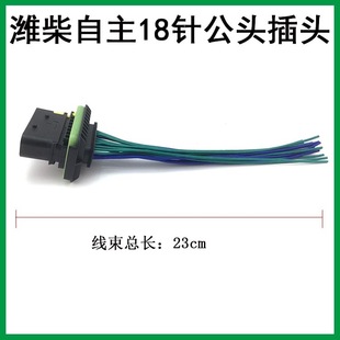 Vichai Independent 18-pin Male and Female Plug Vichai Independent Computer Version Plug Post-processing Internal Harness Socket