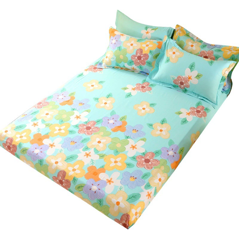 Чистый хлопок детская мультяшная кроватка детская простыня из чистого хлопка постельное белье хлопок милое покрывало постельное белье