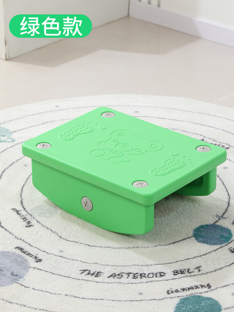 Plataforma de equilibrio sensorial de plástico entrenamiento sensorial de niños rehabilitación vestibular doméstica juguetes de educación temprana tabla de equilibrio tabla de sierra W