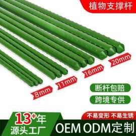 跨境专供黄瓜爬藤架番茄支撑架豆角支架爬藤杆植物爬藤架包塑钢管