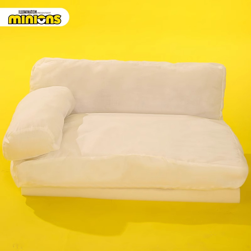Miniones Amarillos| Sofá agitando ambos lados de la cama de mascotas invierno gato desmontable invierno calentamiento perro