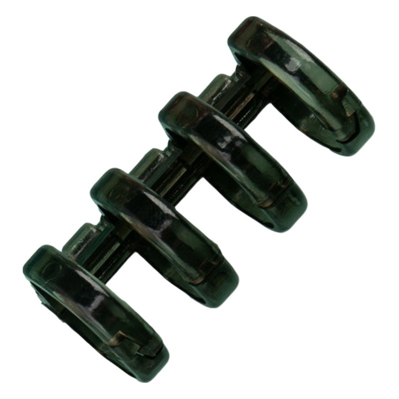 4 agujeros de anillo de hoja transparente anillo de libro DIY bobina anillo de agujeros de agujeros de anillo de libro de mano hebilla de plástico carpeta de archivos de almacenamiento