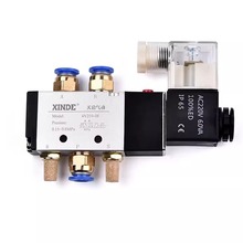 ԭ�bXINDE늴��y4V210-08 DC24V/AC220V 4V310-10 DC24V 4V410-15