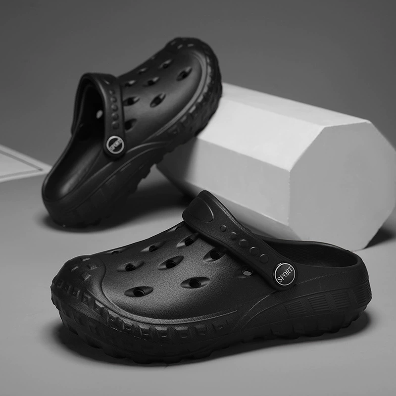 Летние сплошные тапочки Баотоу носить двойную обувь в помещении и на территории