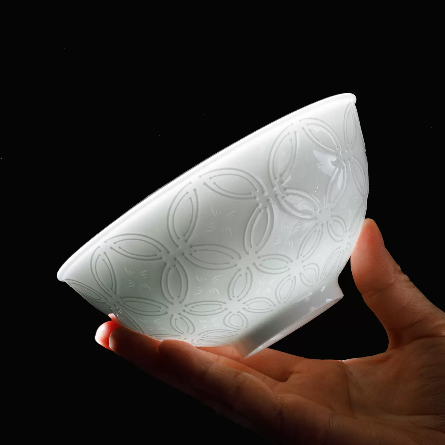 景德镇陶瓷餐具釉下彩盘子碗高档家用酒店餐厅碗碟盘套装乔迁礼物